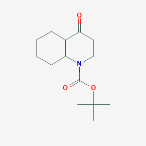 molecular formula C14H23NO3 B1394455 tert-Butyl 4-Oxooctahydroquinoline-1(2H)-carboxylate CAS No. 1287218-20-5