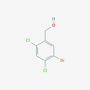 molecular formula C7H5BrCl2O B1394463 5-Bromo-2,4-dichlorobenzyl alcohol CAS No. 1805023-63-5