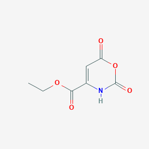 molecular formula C7H7NO5 B13944632 ethyl 2,6-dioxo-3H-1,3-oxazine-4-carboxylate CAS No. 59416-52-3