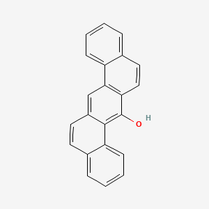 molecular formula C22H14O B13944641 Dibenz(a,h)anthracen-7-ol CAS No. 63041-68-9