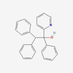 molecular formula C25H21NO B13944664 1,2,2-Triphenyl-1-(2-pyridyl)ethanol CAS No. 56501-78-1