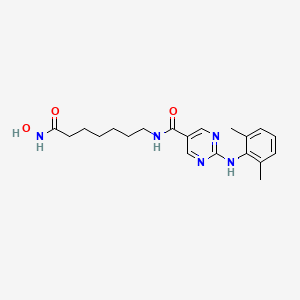 2-(2,6-Dimethylphenylamino)-n-(7-(hydroxyamino)-7-oxoheptyl)pyrimidine-5-carboxamide