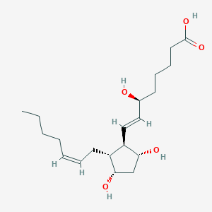 molecular formula C20H34O5 B139449 (E,6S)-8-[(1R,2R,3S,5R)-2-[(Z)-hept-2-enyl]-3,5-dihydroxycyclopentyl]-6-hydroxyoct-7-enoic acid CAS No. 152561-64-3