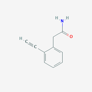 molecular formula C10H9NO B1394493 2-(2-Ethynylphenyl)acetamide CAS No. 1301714-56-6
