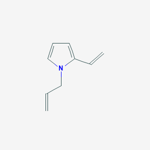 molecular formula C9H11N B13944944 1H-Pyrrole, 2-ethenyl-1-(2-propenyl)- CAS No. 284049-37-2