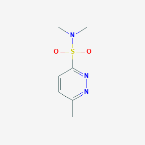 molecular formula C7H11N3O2S B13944954 N,N,6-trimethylpyridazine-3-sulfonamide 