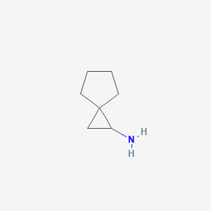 molecular formula C7H13N B1394498 Spiro[2.4]heptan-1-amine CAS No. 17202-52-7