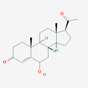 molecular formula C₂₁H₃₀O₃ B139450 6-Hydroxypregn-4-ene-3,20-dione CAS No. 604-20-6