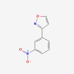 molecular formula C9H6N2O3 B13945008 3-(3-Nitro-phenyl)-isoxazole CAS No. 4264-04-4