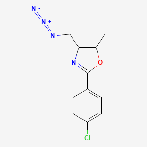 4-(Azidomethyl)-2-(4-chlorophenyl)-5-methyl-1,3-oxazole