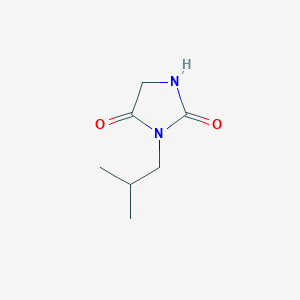 molecular formula C7H12N2O2 B1394506 3-Isobutylimidazolidine-2,4-dione CAS No. 93099-58-2
