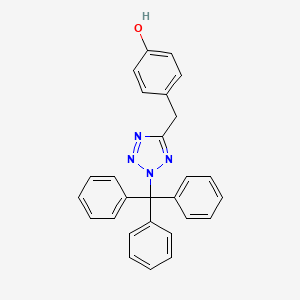 4-((2-Trityl-2H-tetrazol-5-yl)methyl)phenol