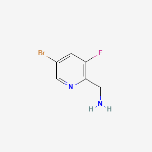 (5-Bromo-3-fluoropyridin-2-YL)methanamine
