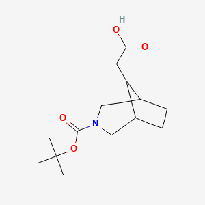 2-(3-(tert-Butoxycarbonyl)-3-azabicyclo[3.2.1]octan-8-yl)acetic acid
