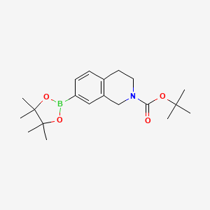 tert-Butyl 7-(4,4,5,5-tetramethyl-1,3,2-dioxaborolan-2-yl)-3,4-dihydroisoquinoline-2(1H)-carboxylate