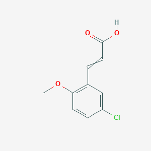 3-(5-Chloro-2-methoxyphenyl)prop-2-enoic acid