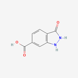 molecular formula C8H6N2O3 B1394525 3-oxo-2,3-dihydro-1H-indazole-6-carboxylic acid CAS No. 862274-40-6