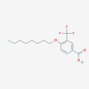 4-Octyloxy-3-trifluoromethylbenzoic acid