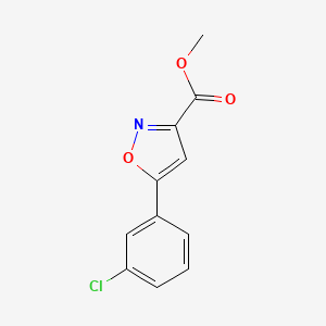 5-(3-Chloro-phenyl)-isoxazole-3-carboxylic acid methyl ester