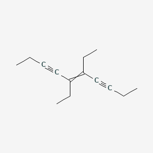molecular formula C14H20 B13945428 5,6-Diethyldec-5-ene-3,7-diyne CAS No. 61228-08-8