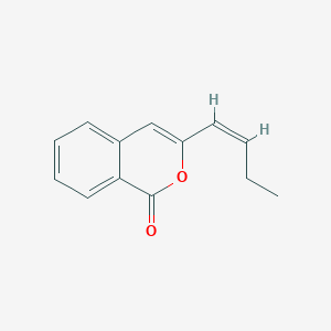 molecular formula C13H12O2 B13945458 (Z)-3-(1-Butenyl)-1H-2-benzopyran-1-one CAS No. 63898-24-8