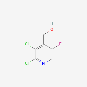 molecular formula C6H4Cl2FNO B13945514 2,3-Dichloro-5-fluoro-4-pyridinemethanol 