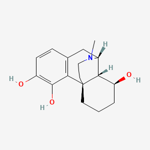 molecular formula C17H23NO3 B13945548 Pseudomorphine, tetrahydro- CAS No. 63868-44-0