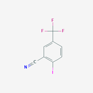 molecular formula C8H3F3IN B1394573 2-Iodo-5-(trifluoromethyl)benzonitrile CAS No. 868166-20-5
