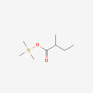 molecular formula C8H18O2Si B13945738 Trimethylsilyl 2-methylbutanoate CAS No. 55557-14-7