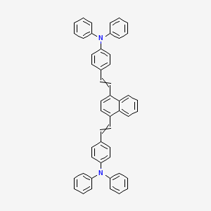 4,4'-((1E,1'E)-Naphthalene-1,4-diylbis(ethene-2,1-diyl))bis(N,N-diphenylaniline)