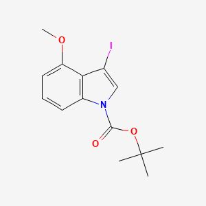 tert-Butyl 3-iodo-4-methoxy-1H-indole-1-carboxylate