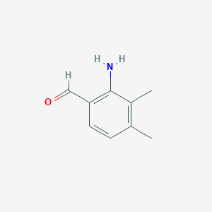 molecular formula C9H11NO B13945860 2-Amino-3,4-dimethylbenzaldehyde CAS No. 92051-49-5