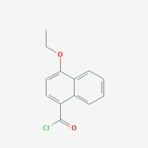 molecular formula C13H11ClO2 B13945920 4-Ethoxynaphthalene-1-carbonyl chloride CAS No. 824430-42-4
