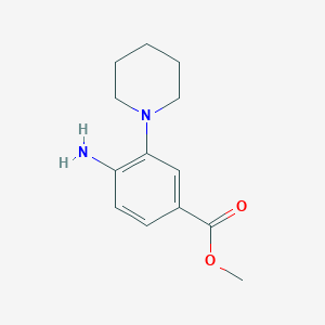 Methyl 4-amino-3-(piperidin-1-yl)benzoate