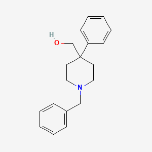 molecular formula C19H23NO B13945948 1-Benzyl-4-phenylpiperidine-4-methanol CAS No. 59083-36-2