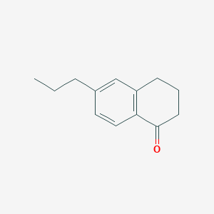 molecular formula C13H16O B13946000 6-Propyl-3,4-dihydronaphthalen-1(2H)-one 