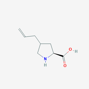 molecular formula C8H13NO2 B13946109 4-Prop-2-en-1-yl-L-proline CAS No. 98426-29-0