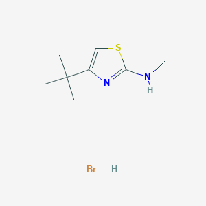 4-tert-butyl-N-methyl-1,3-thiazol-2-amine hydrobromide