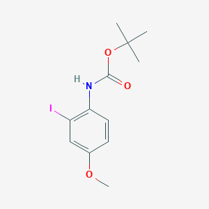 molecular formula C12H16INO3 B139462 Tert-butyl 2-iodo-4-methoxyphenylcarbamate CAS No. 157496-75-8