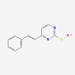Potassium 4-styryl-2-pyrimidinethiolate