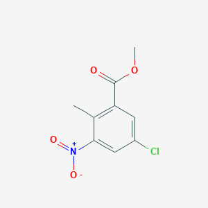 Methyl 5-chloro-2-methyl-3-nitrobenzoate
