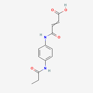 4-Oxo-4-{[4-(propionylamino)phenyl]amino}-2-butenoic acid