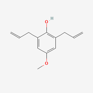 molecular formula C13H16O2 B13946264 Phenol, 2,6-diallyl-4-methoxy- CAS No. 64047-87-6