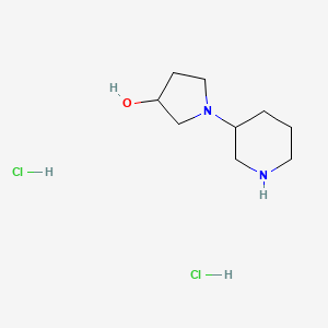 1-(Piperidin-3-yl)pyrrolidin-3-ol dihydrochloride