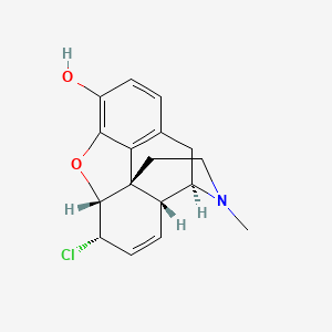 molecular formula C17H18ClNO2 B13946332 Chloromorphide CAS No. 63783-53-9