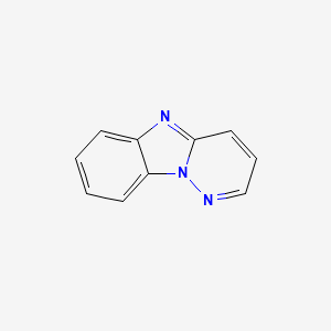 molecular formula C10H7N3 B13946334 Pyridazino[1,6-a]benzimidazole CAS No. 28891-00-1