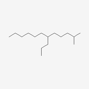 molecular formula C16H34 B13946356 2-Methyl-6-propyldodecane CAS No. 55045-08-4