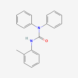 molecular formula C20H18N2O B13946388 3-(2-Methylphenyl)-1,1-diphenylurea CAS No. 60301-98-6