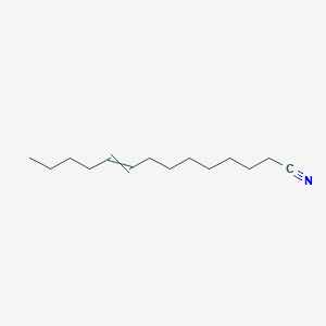 molecular formula C14H25N B13946397 Tetradec-9-enenitrile CAS No. 61549-50-6