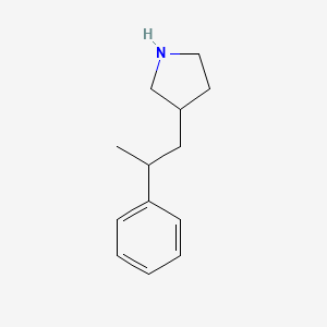 molecular formula C13H19N B1394644 3-(2-Phenylpropyl)pyrrolidine CAS No. 1220030-14-7